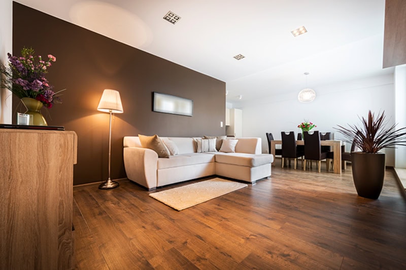 Improve Your Home’s Indoor Air Quality. Photo of a modern home living room.