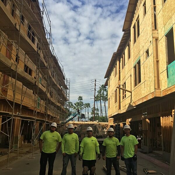 Airplus of California technicians on a job site in Corona, CA.