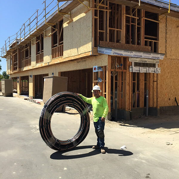 Airplus of California technicians on a job site in Corona, CA.
