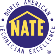 North American Technician Excellence (NATE) logo.